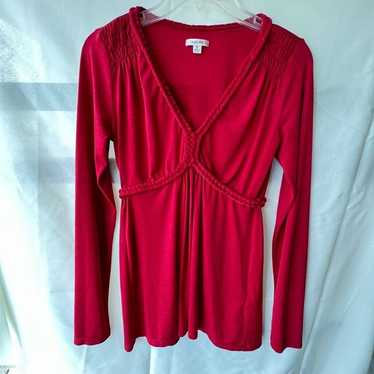 Sophie Max Women's Long Sleeve Stretch Blouse Top 
