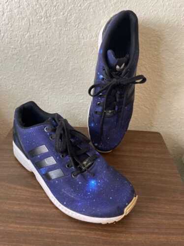 Adidas-Zx-Flux-Galaxy-Blue-Black-White-B34056-New-Spa… - Gem