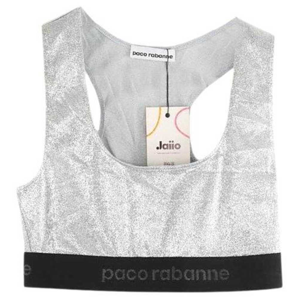ブラジャー Rabanne FW23 TOPS WITH LOGO (23AJTO608PA0092_P001) Rabanne Top - Black - Women | 23AJTO608PA0092P001 | thebs.com