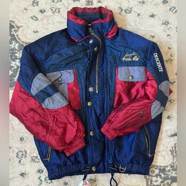 Vintage Descente Retro 80s 90s Womens Ski Jacket US Ski Team