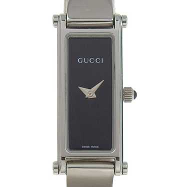 稼働 GUCCI 腕時計 1500L 黒文字盤 オールド シルバー 1389 GUCCI グッチ 腕時計 3600L レディース 黒文字盤 シルバー