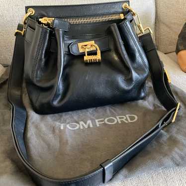 Authentic Tom Ford Lock-Front Crossbody