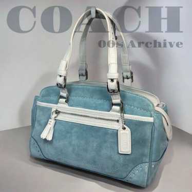 バッグ Vintage Coach Suede Mini Boston Bag Vintage Coach Suede Mini Boston Bag Used Luxury Leather | eBay