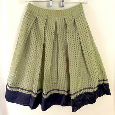 Ryu For Anthropologie, M, Green Gray Textured Plai