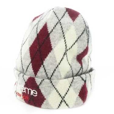 ★21AW WEEK18★Supreme Argyle Cashmere Beanie Supreme Argyle Cashmere Beanie (FW21) - $48