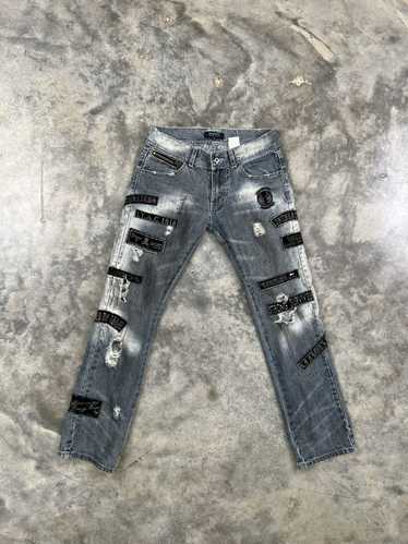 00s in the attic archive denim ドクロ スカル