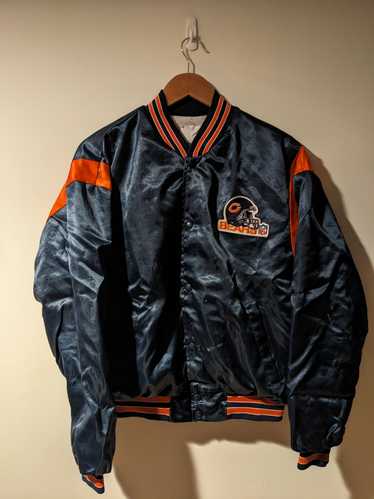 80年代 NFL BEARS スカジャン M Chicago bears satin jacket - Gem