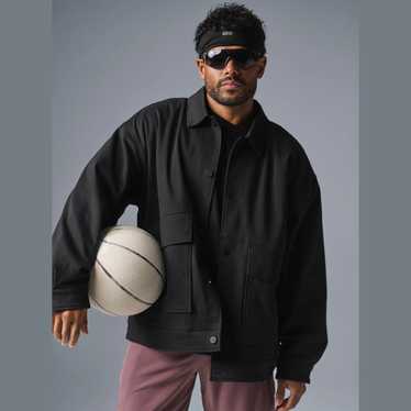 Alo Yoga ライトウェイト ツーウェイジップ スポーツジャケットブラックM Sport Star Full Zip Jacket - Black | ALO