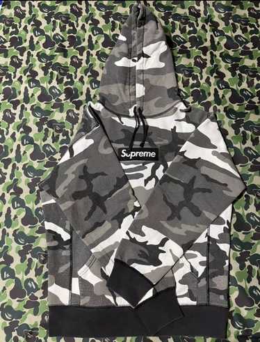 Supreme hooded logo camo - Gem