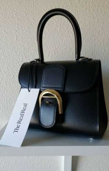 DELVAUX ★ MINI BRILLANT EAST WEST PMバッグ Delvaux Cognac Brillant East/West Mini Surpique Shoulder Bag