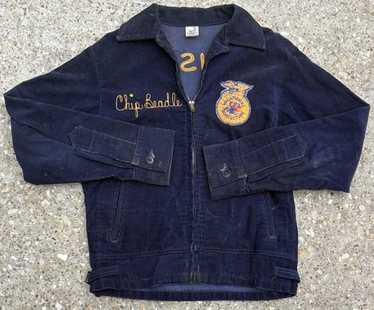 70s FFAジャケット ヴィンテージ 70S Vintage FFA Farmers Jacket Size 36 Navy TALON Zip NEW