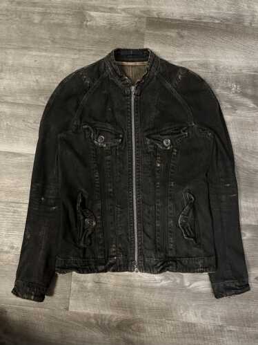 ジャケット・アウター 2008aw JULIUS gas mask pocket denim coat Julius julius_7 vertical gasmask - Gem