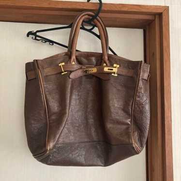 美品【SITA PARANTICA】Tote Bag ブラウン シボ革 おまけ付 美品【SITA PARANTICA】Tote Bag ブラウン シボ革 おまけ付