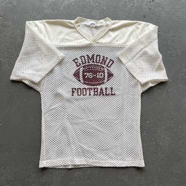 80s Champion Football Mesh T-shirt 92番 Vtg 70s 80s Champion Mesh Athletic Jersey Shirt High School