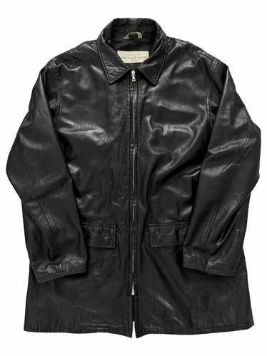 ジャケット・アウター MANUFACTURE SERAPHIN FRANCE AGNEAU LAMB 80's】Old SERAPHIN Lamb Leather Blouson Size.56