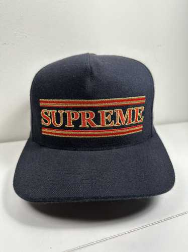 SUPREME SS16 NYLON LOGO STRAP 5 PANEL CAP HAT RED BRAND NEW