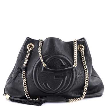 GUCCI Shoulder Bag Strap White Leather Silver Ha… - Gem