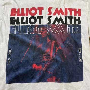 Elliott Smith Tシャツ Lサイズ vtg Elliott Smith black T-shirt Unisex tee All sizes S to