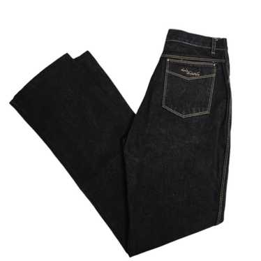 Vintage 80s Dark Wash High Waist Western Gloria Va