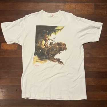 Vintage Boris Vallejo Fantasy Art Shirt 1981 80s Larg… - Gem