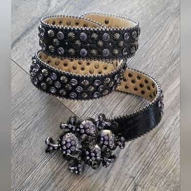 Black b.b. simon belt - Gem