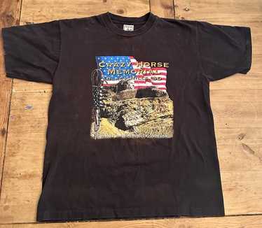トップス 90s-00s Crazy Horse Memorial Sweatshirt Crazy horse memorial walking - Gem