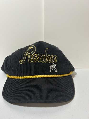 Purdue Boilermakers コーデュロイキャップ 80s 90s Vintage Purdue Boilermakers Corduroy Hat Snapback Made In