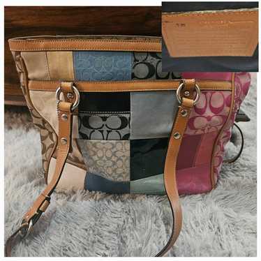 Coach Patchwork Tote - Gem