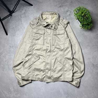 DIESEL Military jacket Y2K ミリタリー ジャケット Diesel Y2K Vintage Fur Hooded Camo Olive Green Bomber Unisex