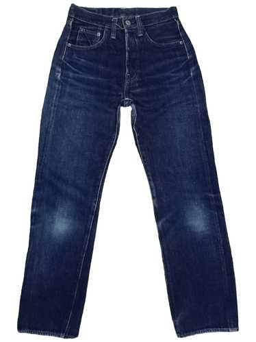 1990s 旧DENIME SELVEDGE DENIM PANTS A178 Vintage 90s Denime Orizzonti Japan Denim Jeans Button Style