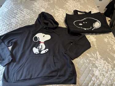 トップス BOOTLEGGERS SNOOPY SWEAT HOODIE BLACK M PEANUTS-SNOOPY-SKATES-