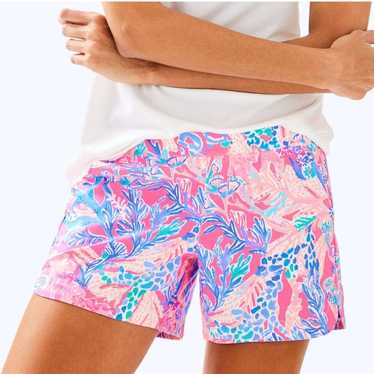 Lilly Pulitzer Women's Ocean View Shorts Small Aqu