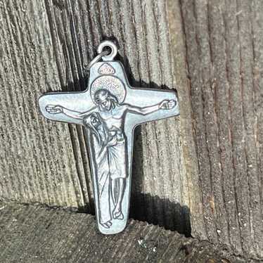 Vintage cross crucifix jesus - Gem