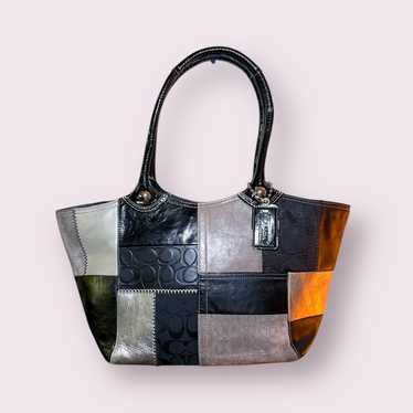 Coach PATCHWORK Leather Large Duffle Bleecker Bag Limited
