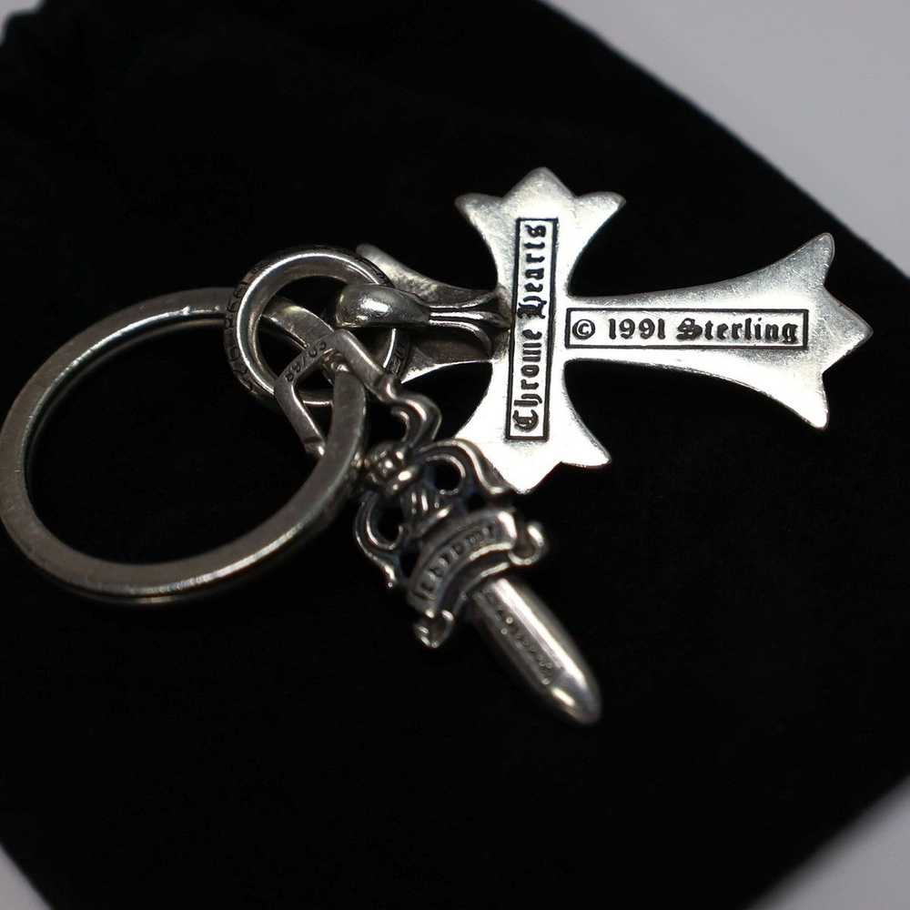 Chrome Hearts (Rinkaned) Chrome Hearts Cross Dagger Key Chain