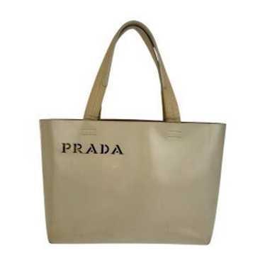 バッグ PRADA PUNCHING LEATHER TOTE HAND BAG Prada Leather Punching Tote Bag Black ref.1898527 - Joli Closet