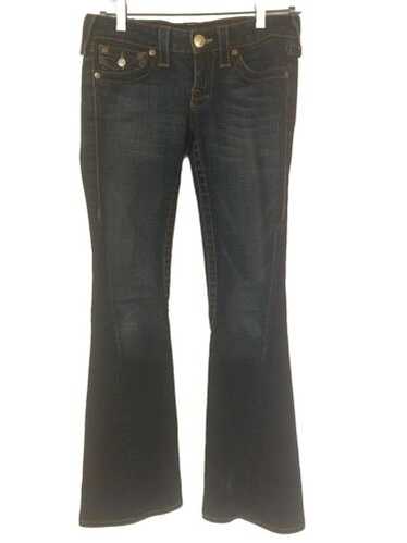 true religion blue corduroy bell bottom pants women's size