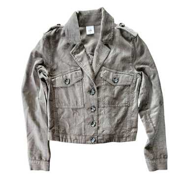 Cabi Women's Sunday Topper Velvet Jacket Platinum 