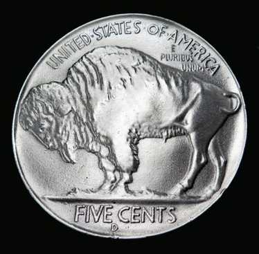 Belt buckle, great buffalo - Gem