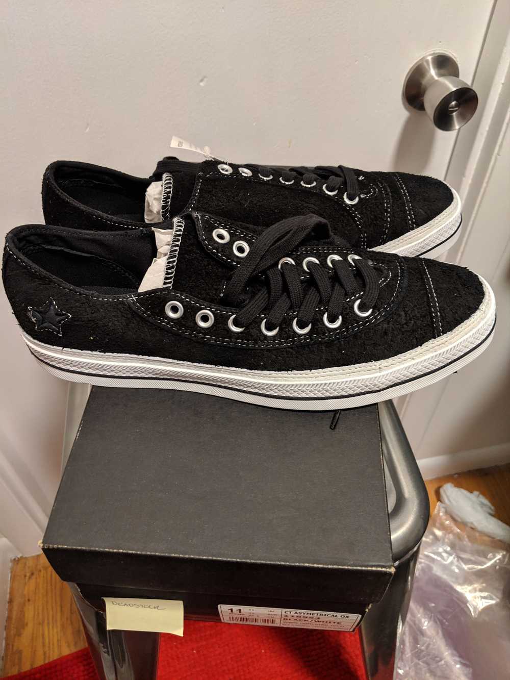 靴 CONVERSE ASYMETRICAL OX  NUMBER (N)INE Converse × Number (N)ine Converse Number (N)ine Asymmetrical Ox