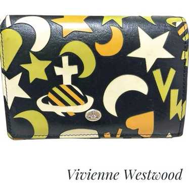 美品】Vivienne STAR HEART MOON 二つ折り がま口財布