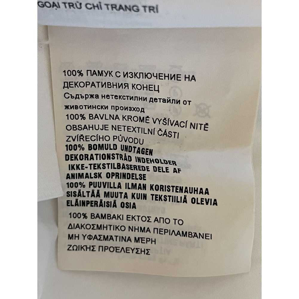 Miu Miu Miu Miu Womens White Button-Up Cropped Sh… - image 10