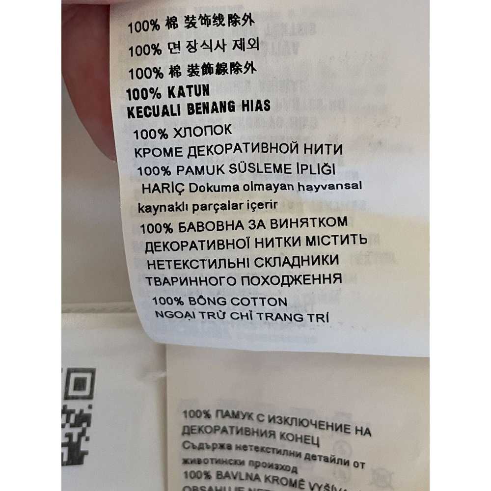 Miu Miu Miu Miu Womens White Button-Up Cropped Sh… - image 11