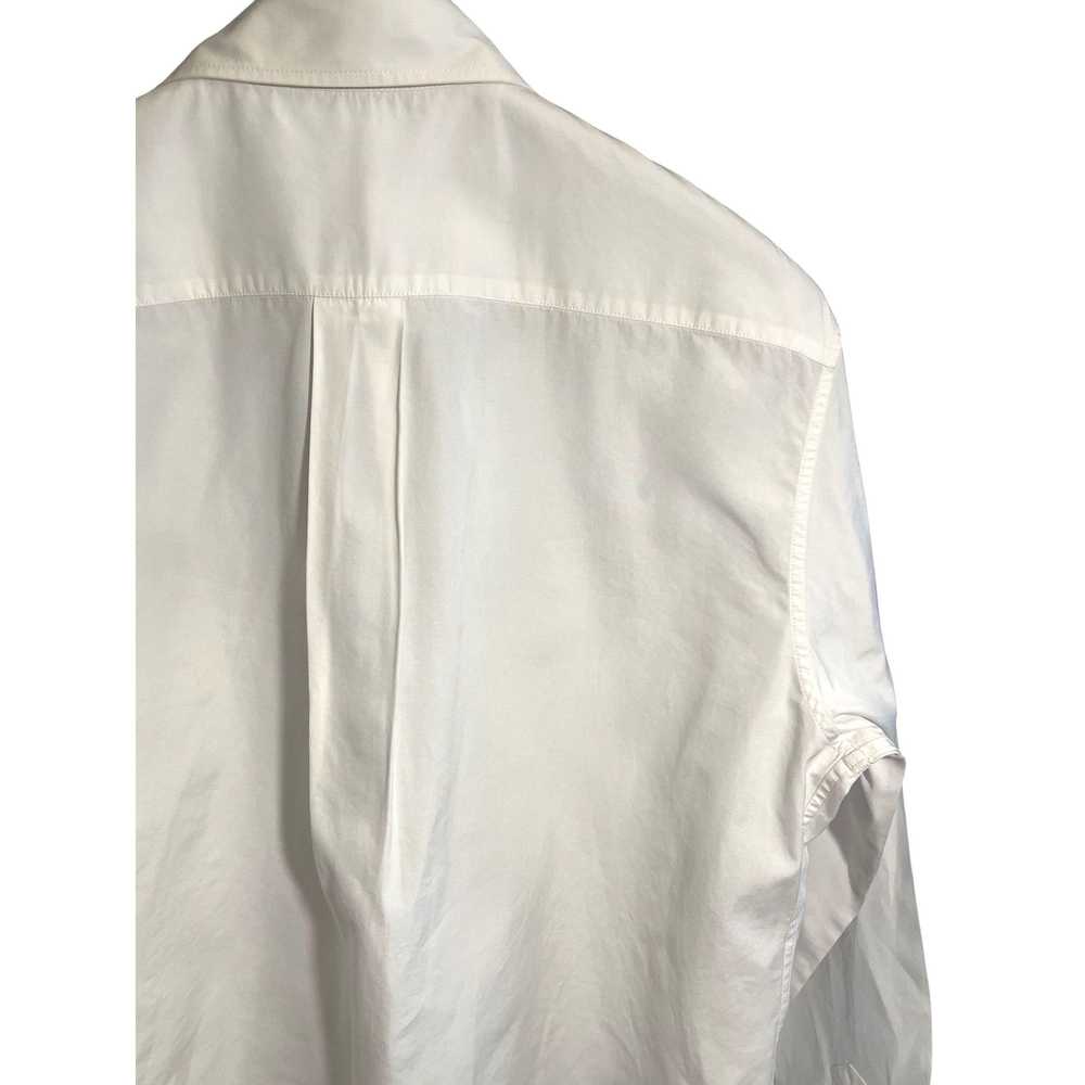 Miu Miu Miu Miu Womens White Button-Up Cropped Sh… - image 5