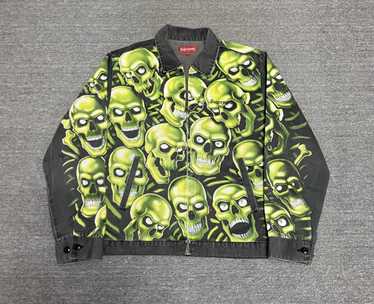 Supreme SkulSupreme Skull Pile 総柄 ジャケット Skull Pile Work Jacket – Supreme