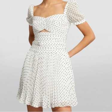 Polka dot self-portrait dress - Gem