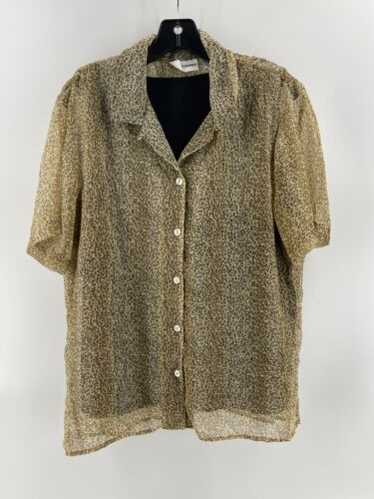 Alfred Dunner Women's Cheetah Animal Print Lined S
