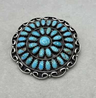 Huge Frog Native American Navajo Midnight Lapis Sterling Silver Bracelet Cuff Signed