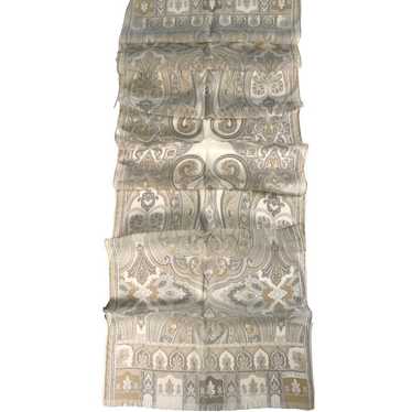 Etro Paisley Chiffon Silk Scarf