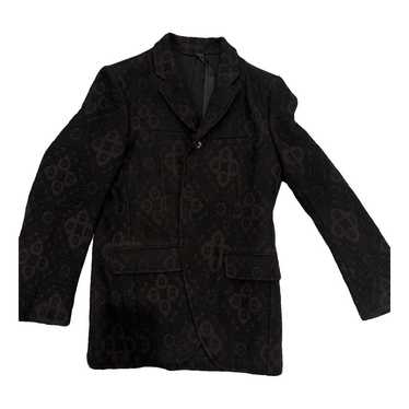 ジャケット・アウター ANN DEMEULEMEESTER / Wool jacket Ann Demeulemeester Belted Caban Wool Jacket – Vertical Rags